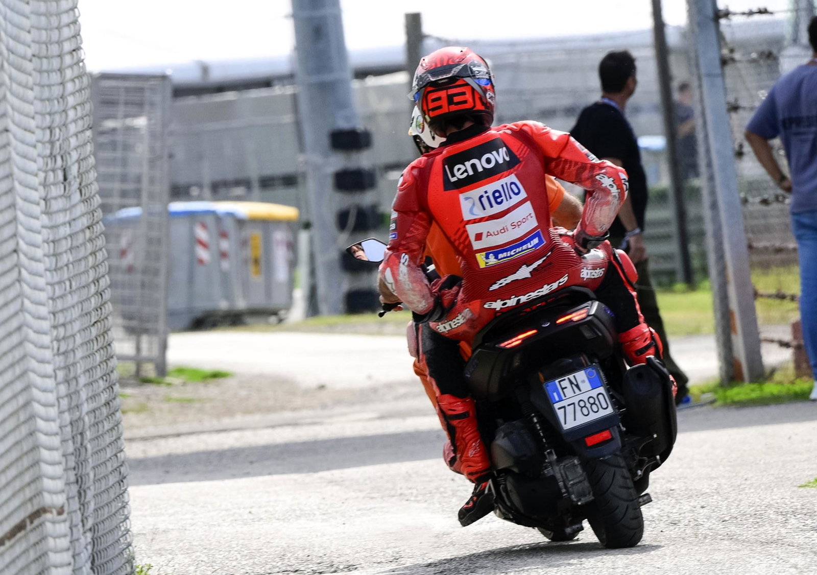 Marc Marquez, crash, 2025 San Marino MotoGP Sprint