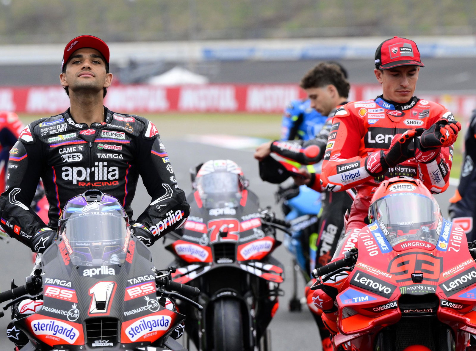 Jorge Martin, Marc Marquez, 2025 Japanese MotoGP