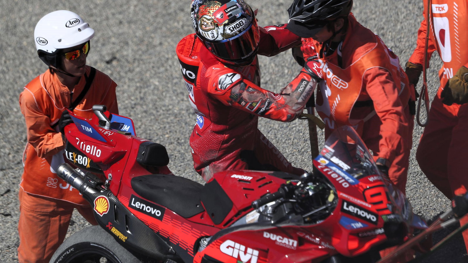 Marc Marquez, final practice crash, 2025 Japanese MotoGP