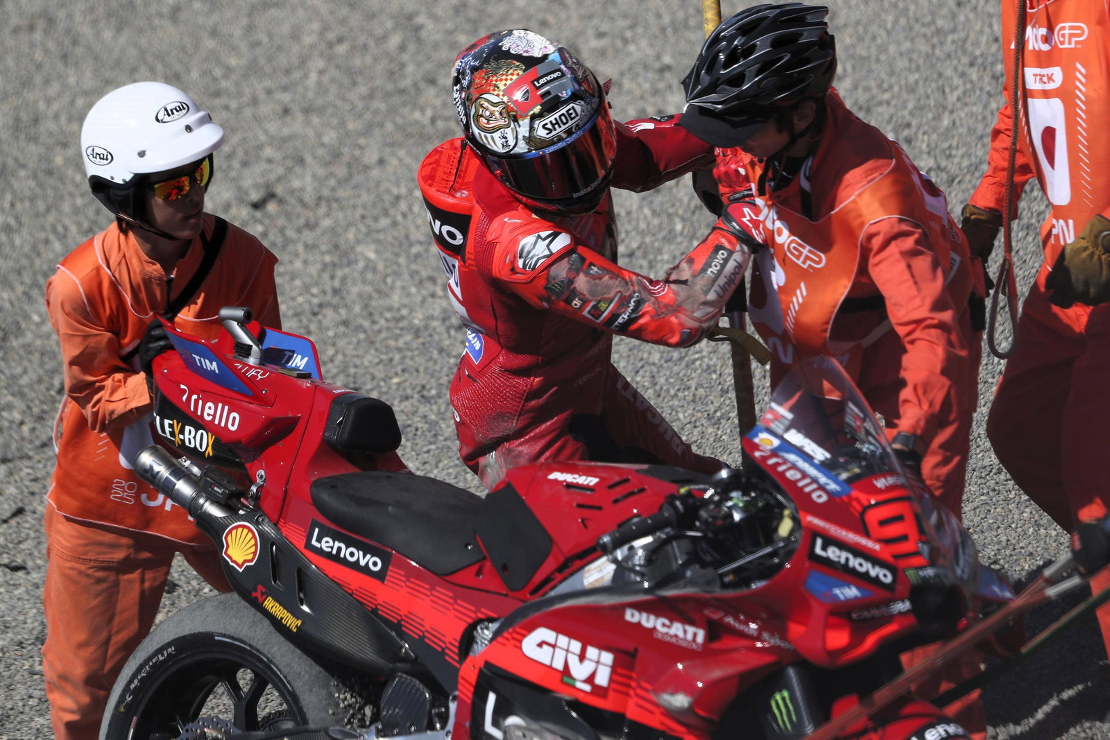 Marc Marquez, final practice crash, 2025 Japanese MotoGP