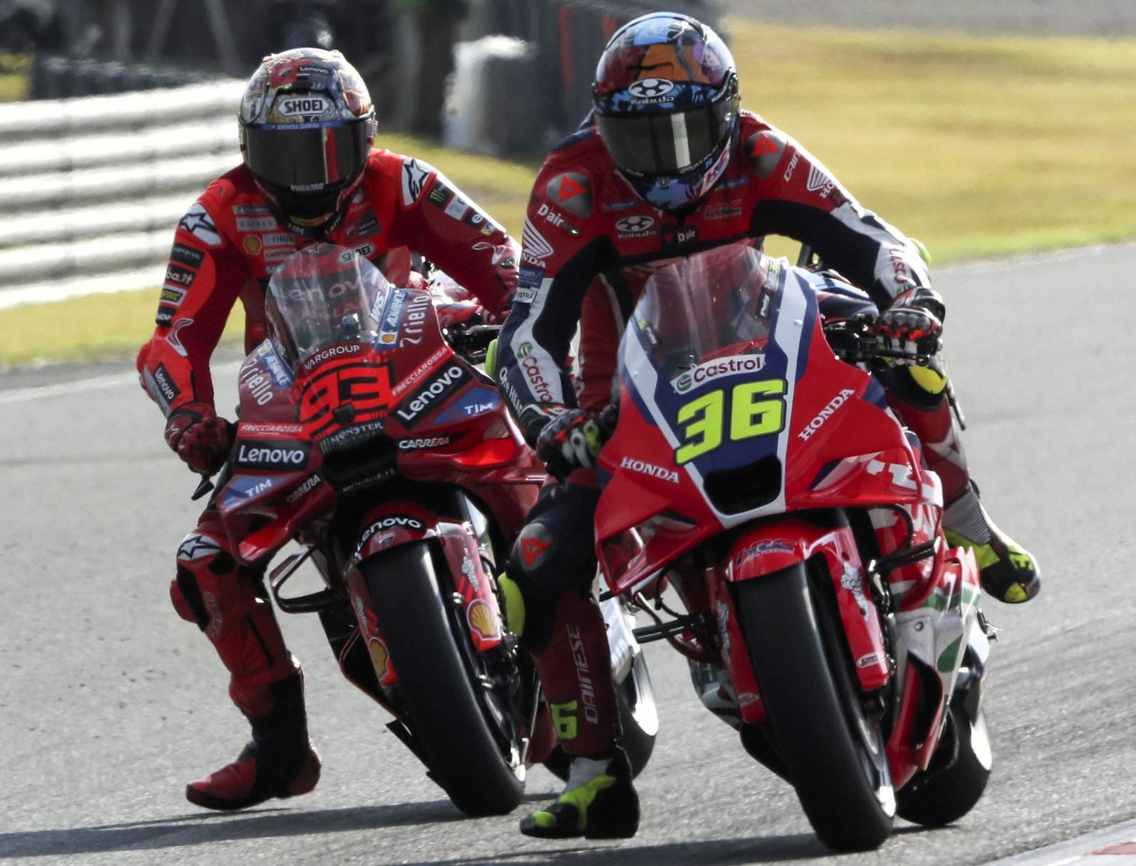 Marc Marquez, Joan Mir, 2025 Japanese MotoGP Sprint