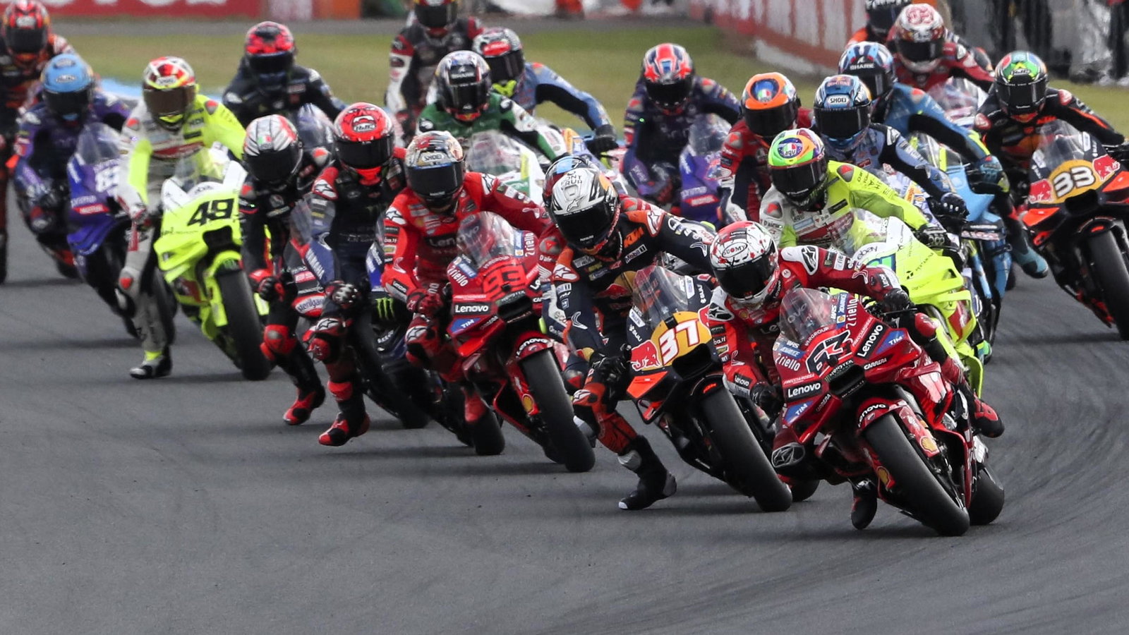 Start, 2025 Japanese MotoGP