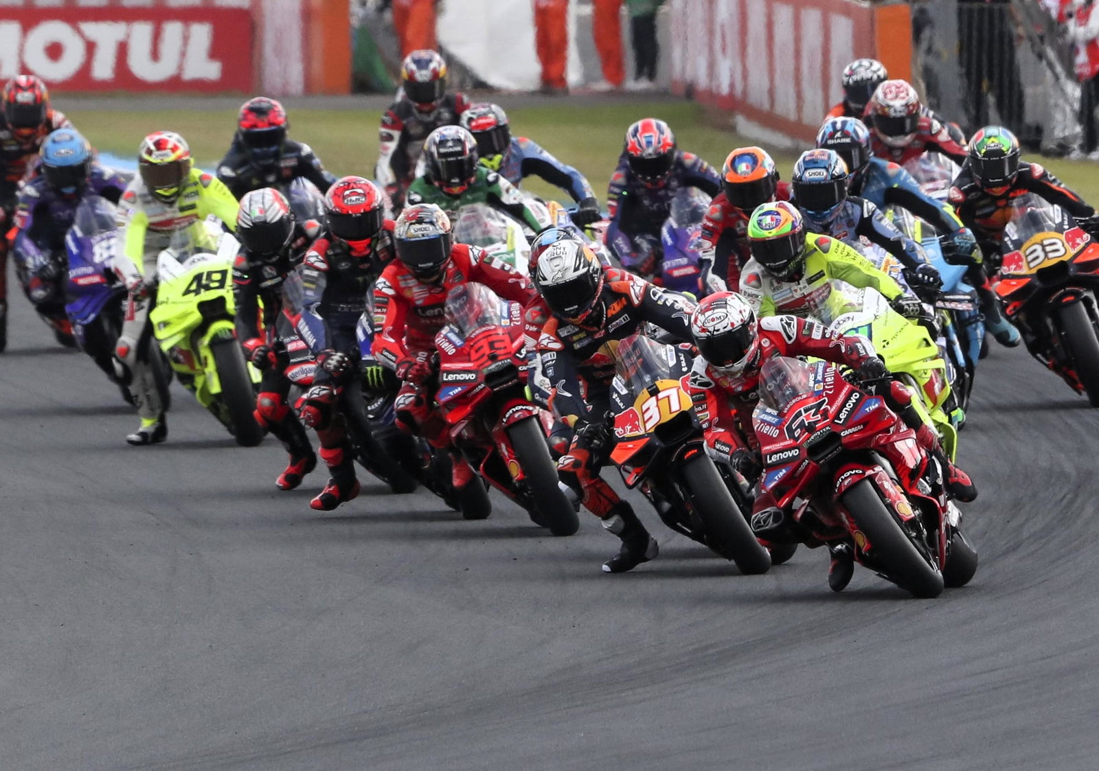 Start, 2025 Japanese MotoGP