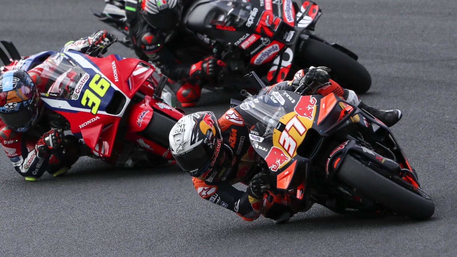 Pedro Acosta, Joan Mir, Marco Bezzecchi, 2025 Japanese MotoGP