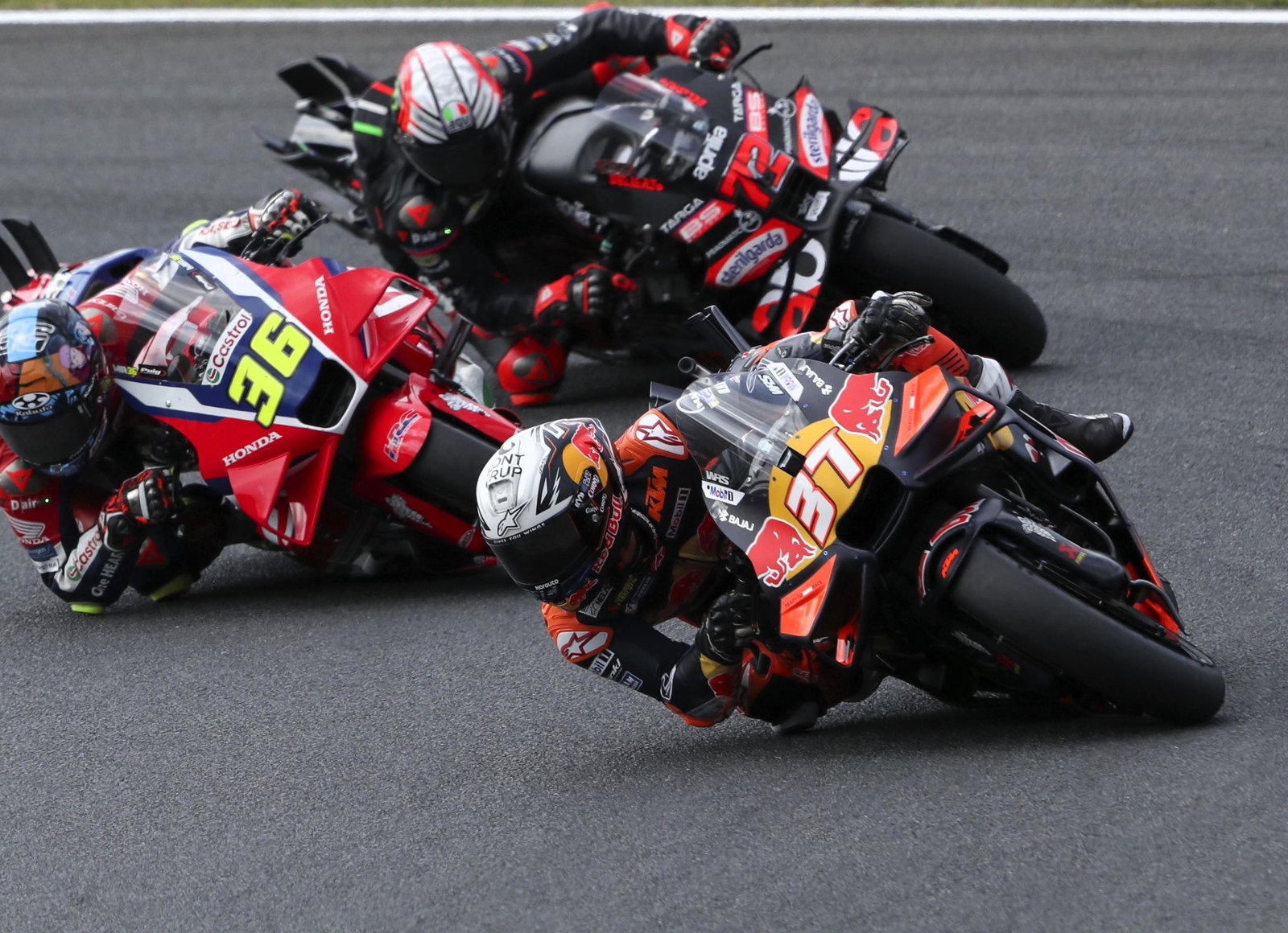 Pedro Acosta, Joan Mir, Marco Bezzecchi, 2025 Japanese MotoGP