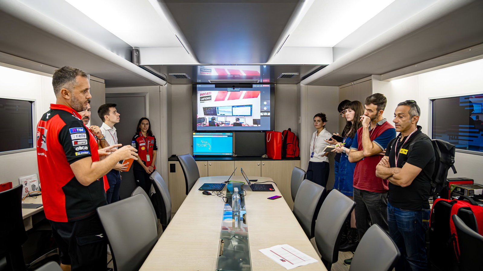 Ducati Lenovo Team's Remote Garage