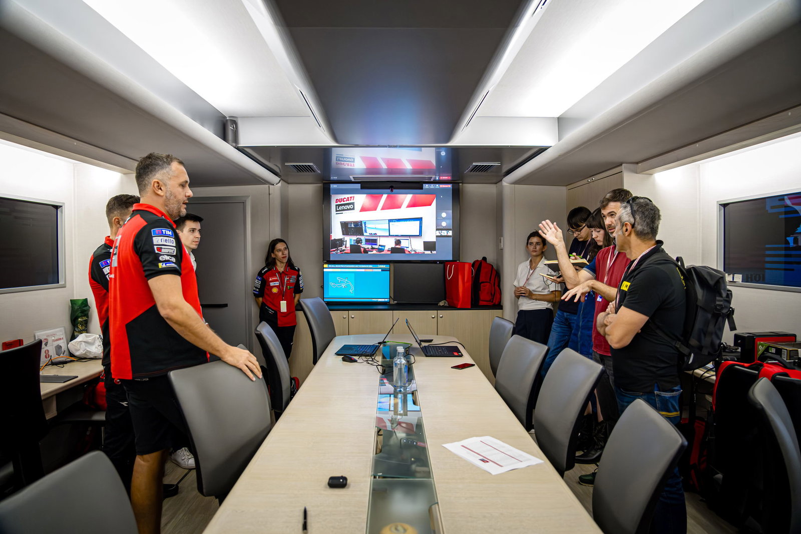 Ducati Lenovo Team's Remote Garage