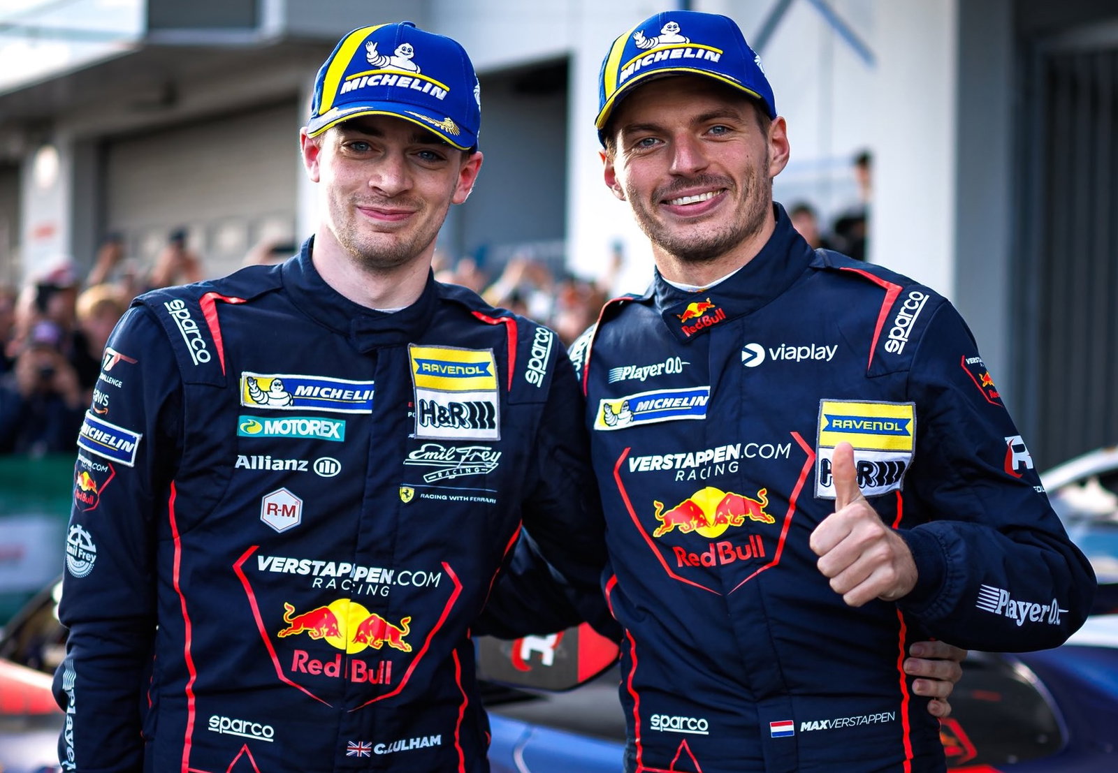 Verstappen celebrates his debut GT3 win