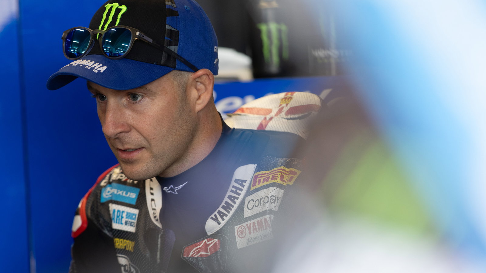 Jonathan Rea, 2025 Hungarian WorldSBK, pit box. Credit: Gold and Goose.