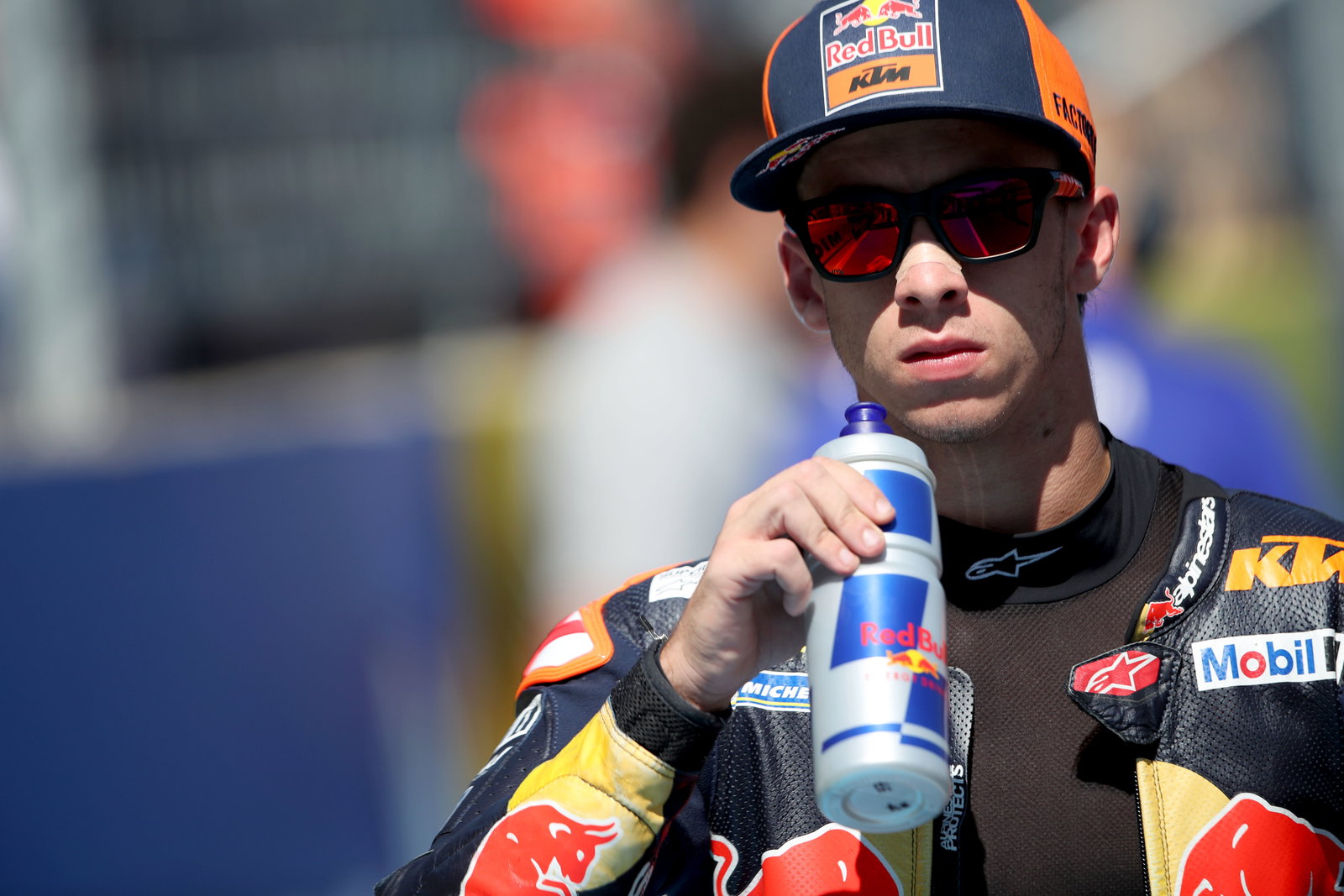 Pedro Acosta, 2025 MotoGP Hungarian Grand Prix, pit lane. Credit: Gold and Goose.