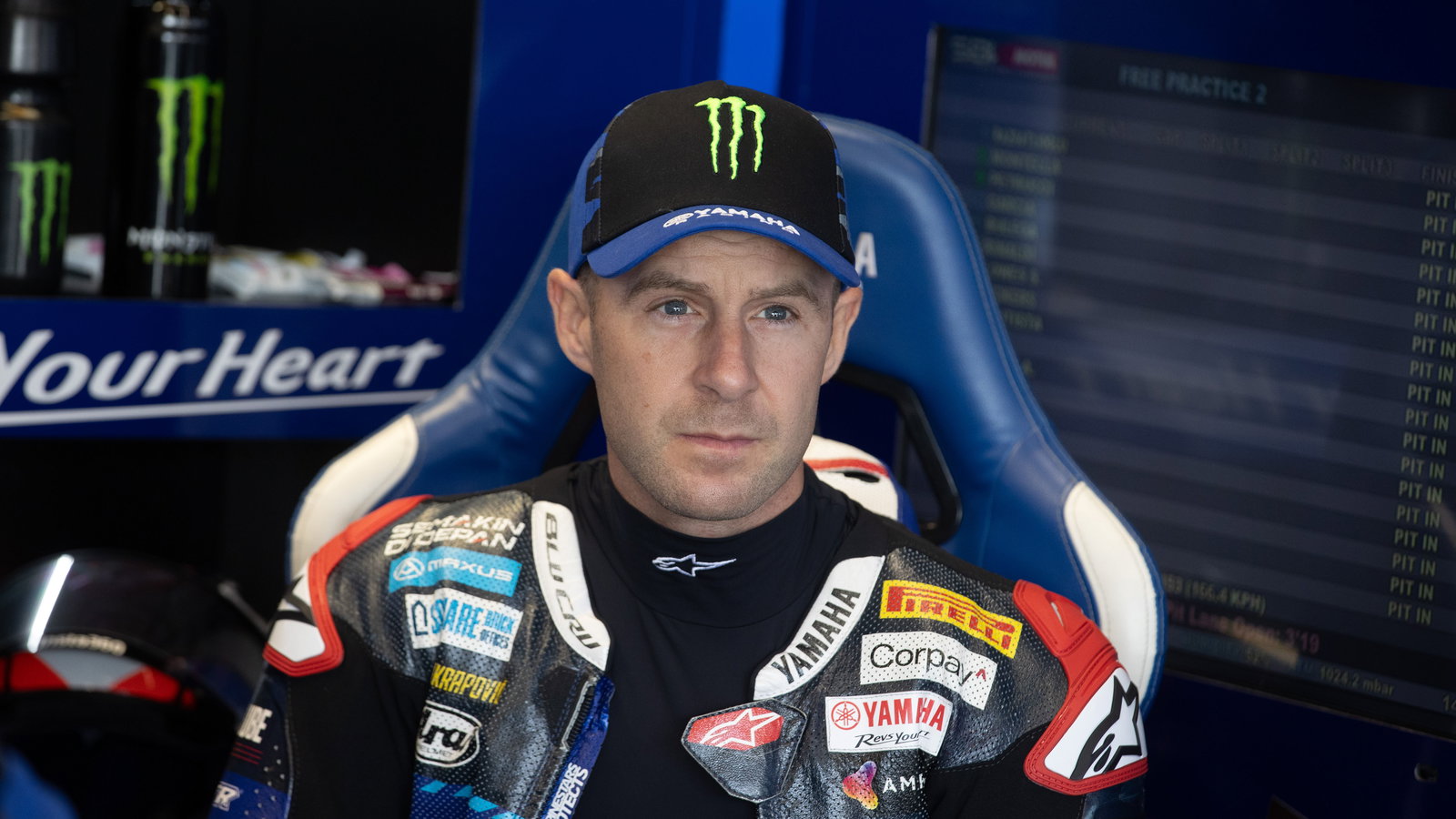 Jonathan Rea, 2025 French WorldSBK, pit box. Credit: Gold and Goose.