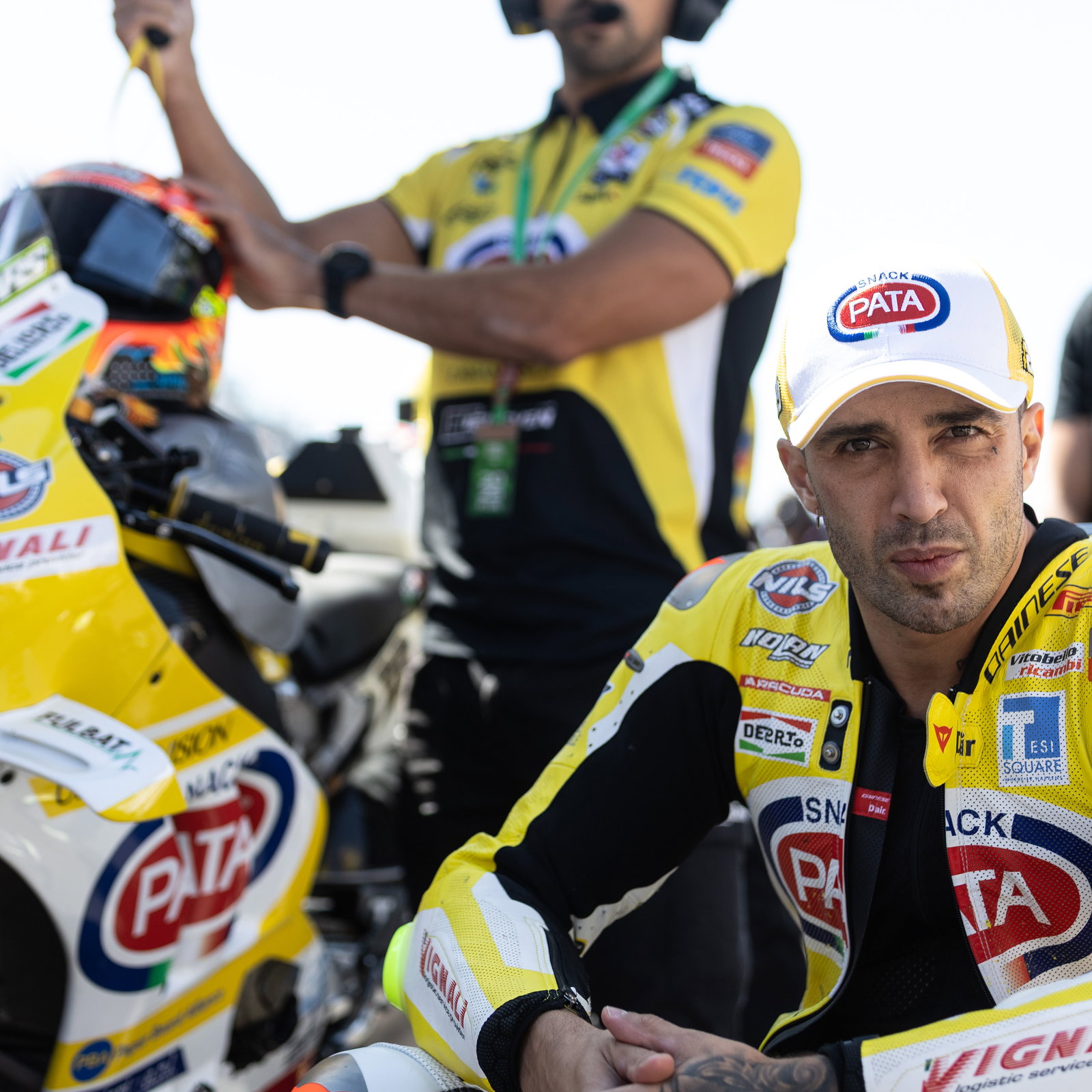 Andrea Iannone, 2205 French WorldSBK, grid. Credit: Gold and Goose.