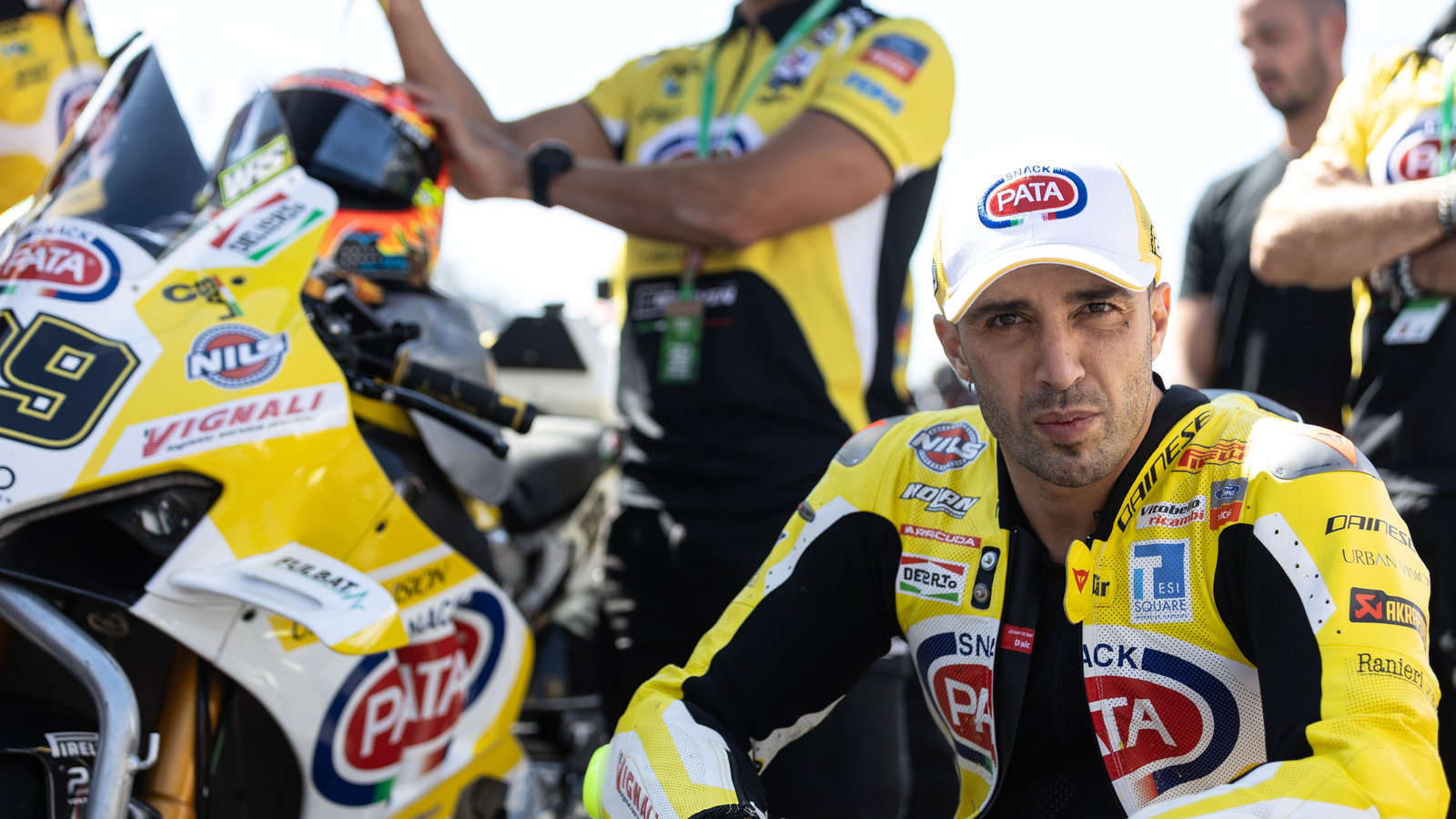 Andrea Iannone, 2205 French WorldSBK, grid. Credit: Gold and Goose.