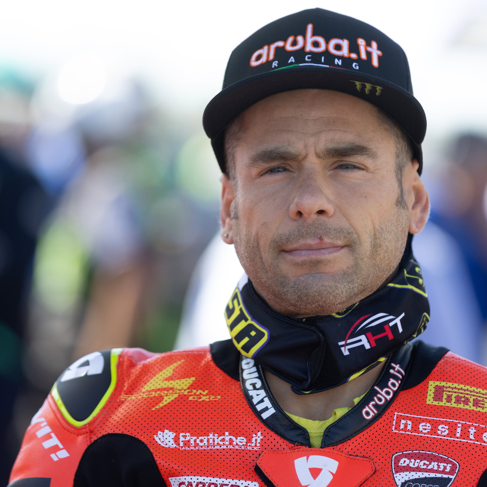 Alvaro Bautista, 2025 French WorldSBK, grid. Credit: Gold and Goose.