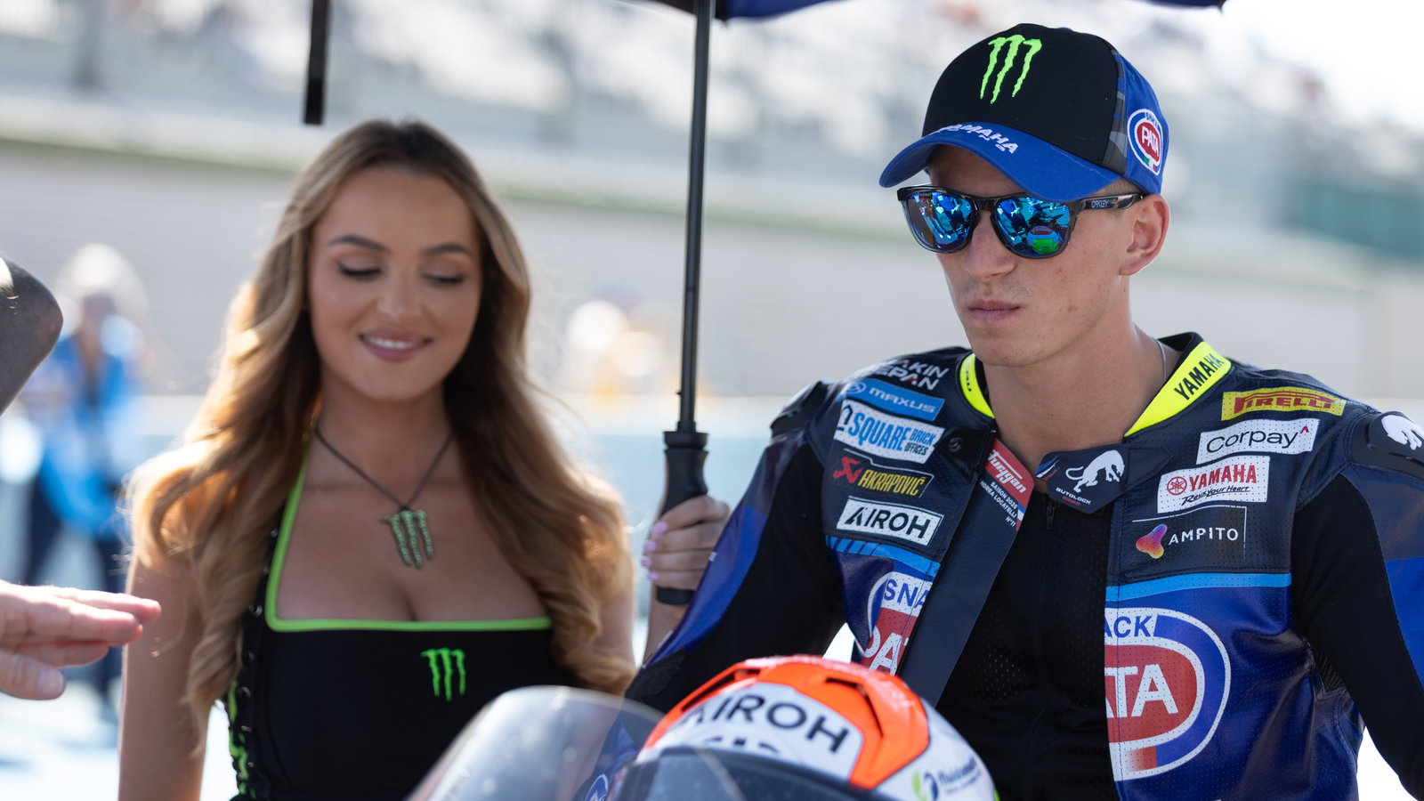 Andrea Locatelli, 2025 French WorldSBK, grid. Credit: Gold and Goose.