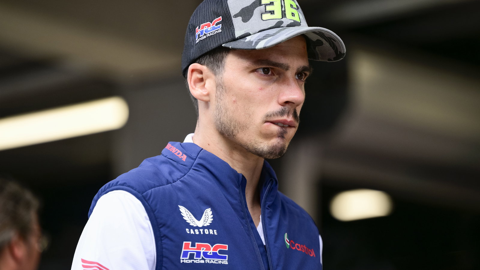 Joan Mir, 2025 MotoGP Catalan Grand Prix, pit lane. Credit: Gold and Goose.