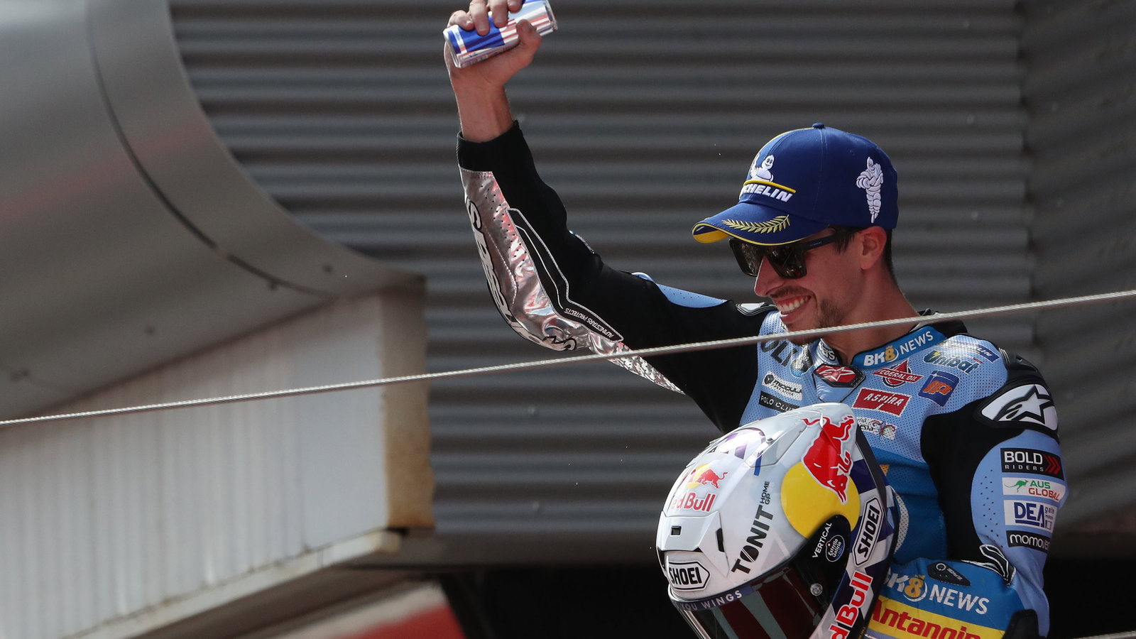 Alex Marquez, 2025 MotoGP Catalan Grand Prix, podium. Credit: Gold and Goose.