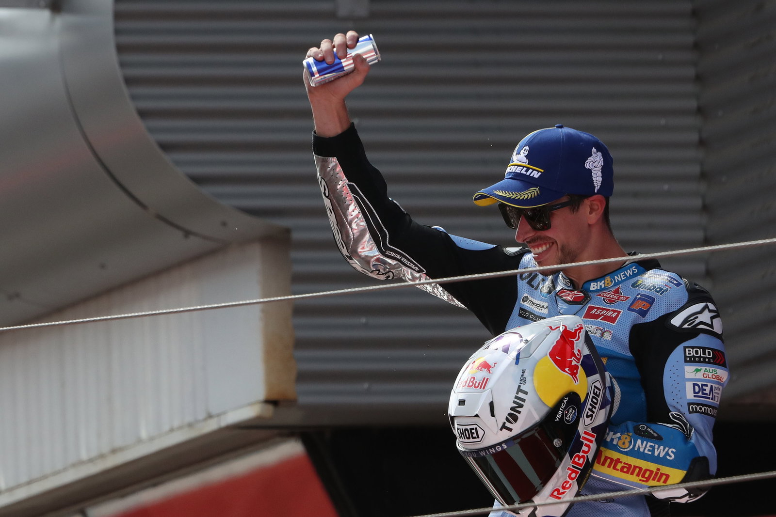 Alex Marquez, 2025 MotoGP Catalan Grand Prix, podium. Credit: Gold and Goose.