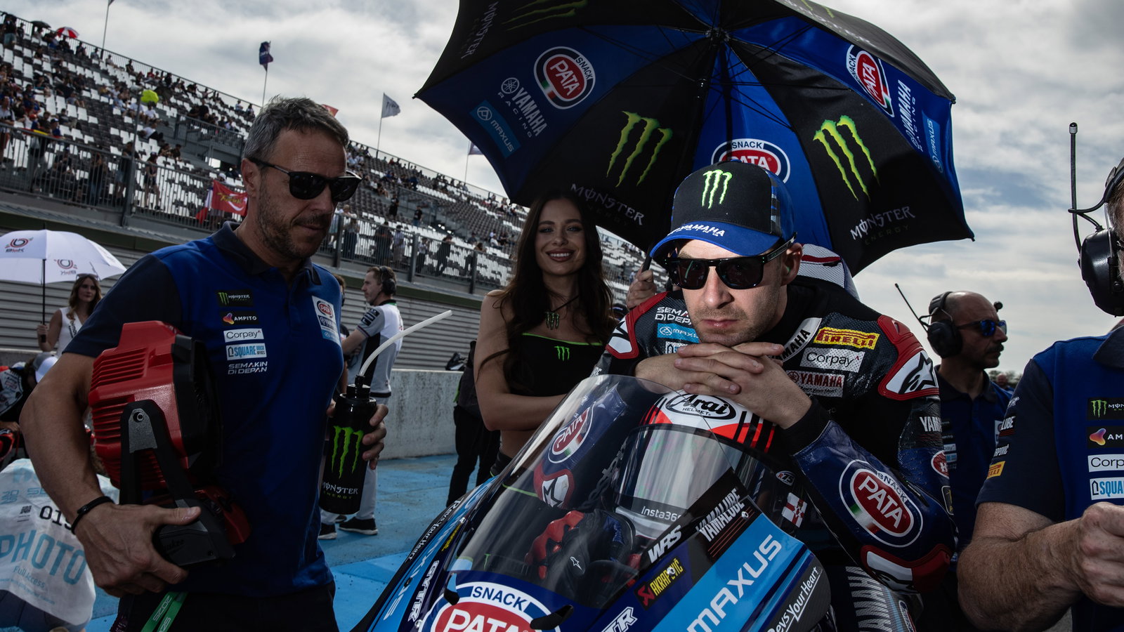 Jonathan Rea, 2025 French WorldSBK, grid. Credit: Gold and Goose.