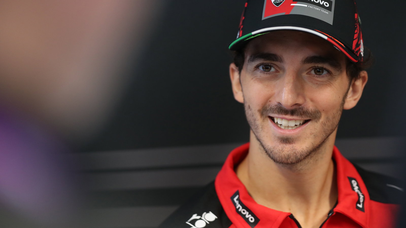 Francesco Bagnaia, 2025 MotoGP San Marino Grand Prix, media debrief. Credit: Gold and Goose.