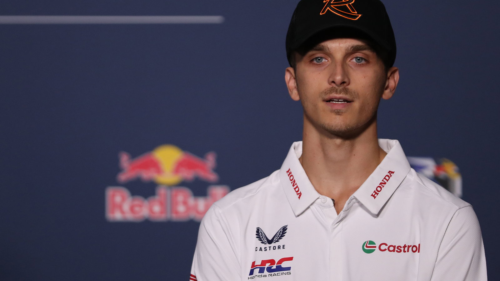 Luca Marini, 2025 MotoGP San Marino Grand Prix, press conference. Credit: Gold and Goose.