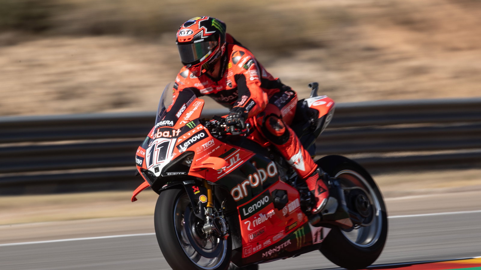 Nicolo Bulega, 2025 Aragon WorldSBK. Credit: Gold and Goose.