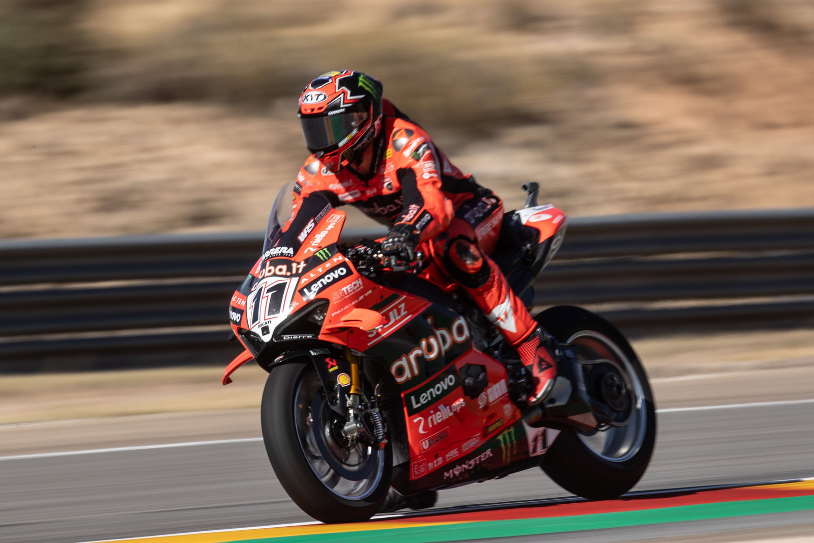 Nicolo Bulega, 2025 Aragon WorldSBK. Credit: Gold and Goose.