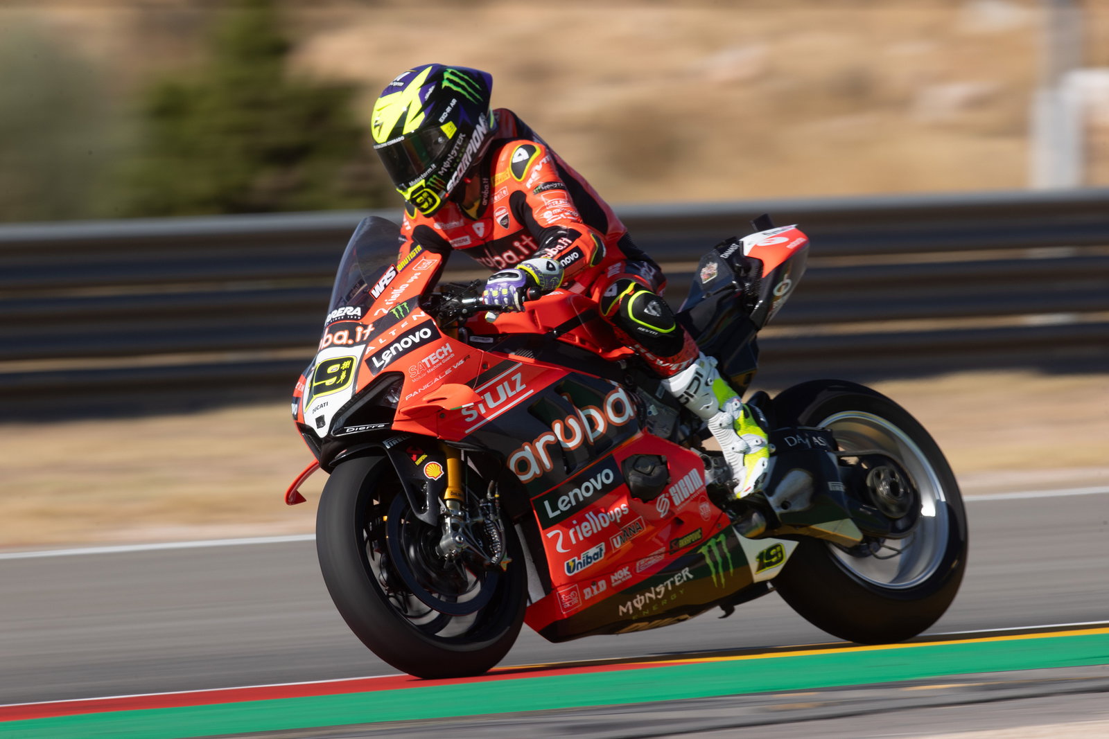 Alvaro Bautista, 2025 Aragon WorldSBK. Credit: Gold and Goose.