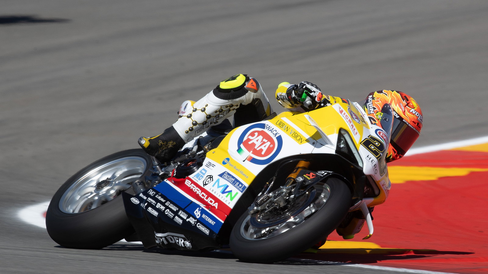 Andrea Iannone, 2025 Aragon WorldSBK. Credit: Gold and Goose.