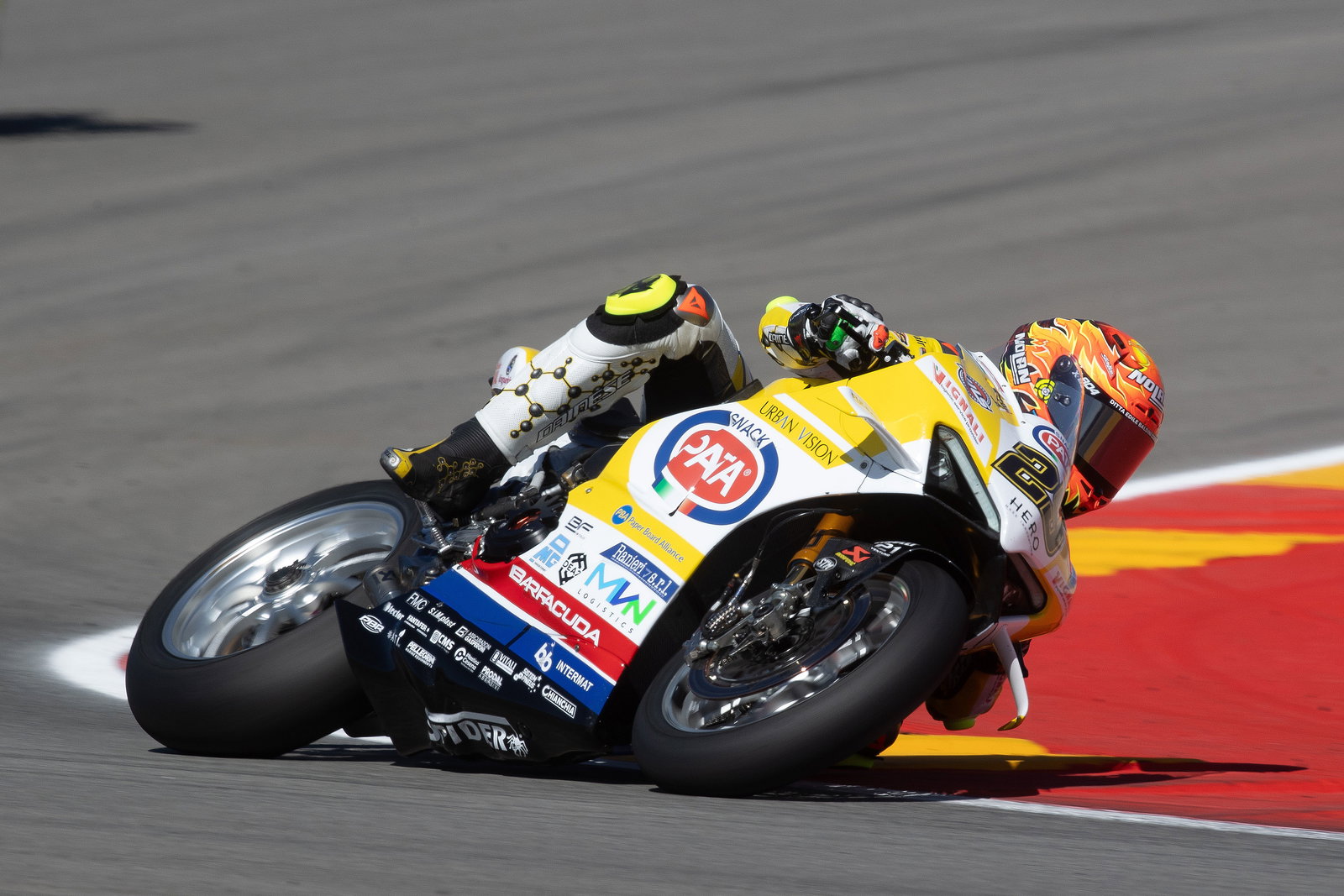 Andrea Iannone, 2025 Aragon WorldSBK. Credit: Gold and Goose.