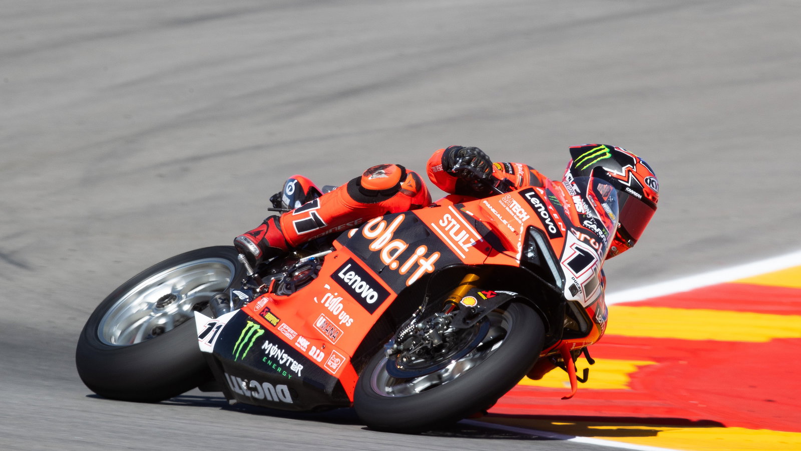 Nicolo Bulega, 2025 Aragon WorldSBK. Credit: Gold and Goose.