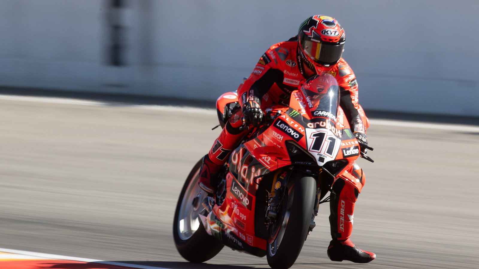 Nicolo Bulega, 2025 Aragon WorldSBK. Credit: Gold and Goose.