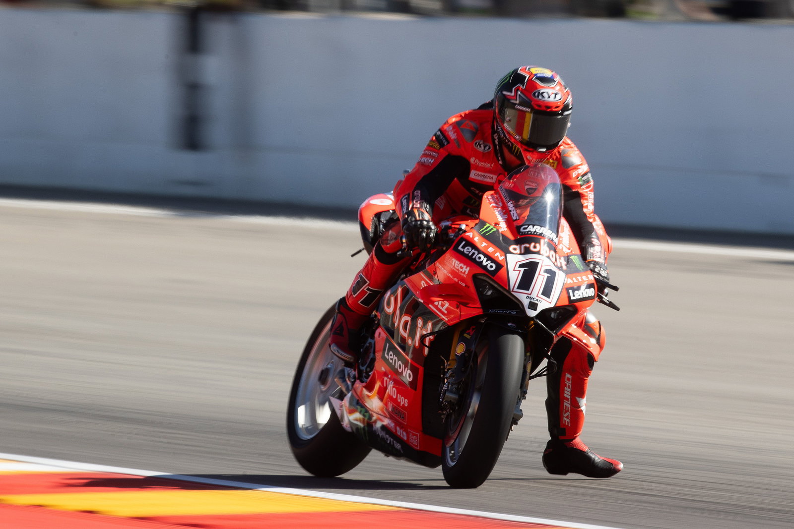 Nicolo Bulega, 2025 Aragon WorldSBK. Credit: Gold and Goose.