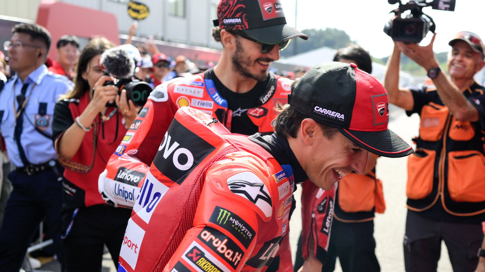 Marc Marquez, Francesco Bagnaia, Sunday, 2025 Japanese MotoGP