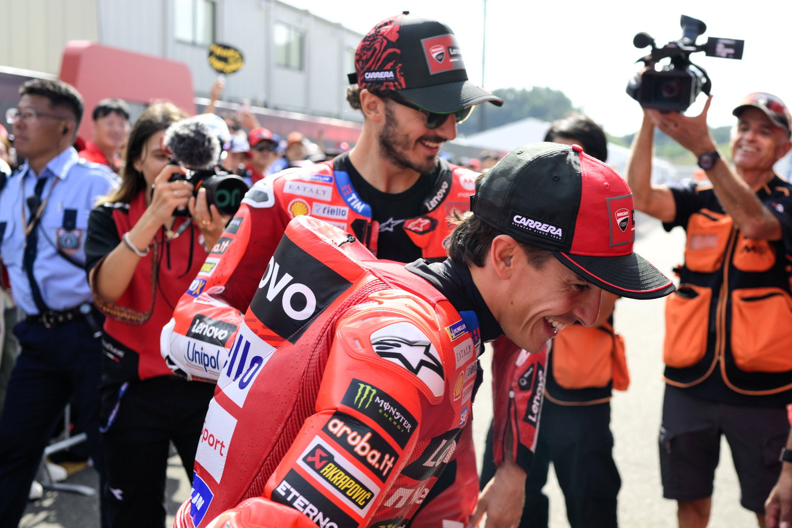 Marc Marquez, Francesco Bagnaia, Sunday, 2025 Japanese MotoGP