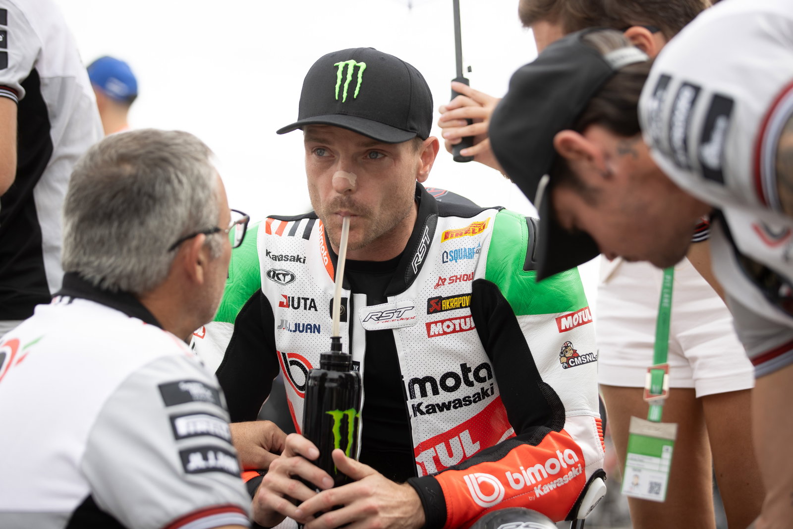 Alex Lowes, 2025 Aragon WorldSBK, grid. Credit: Gold and Goose.