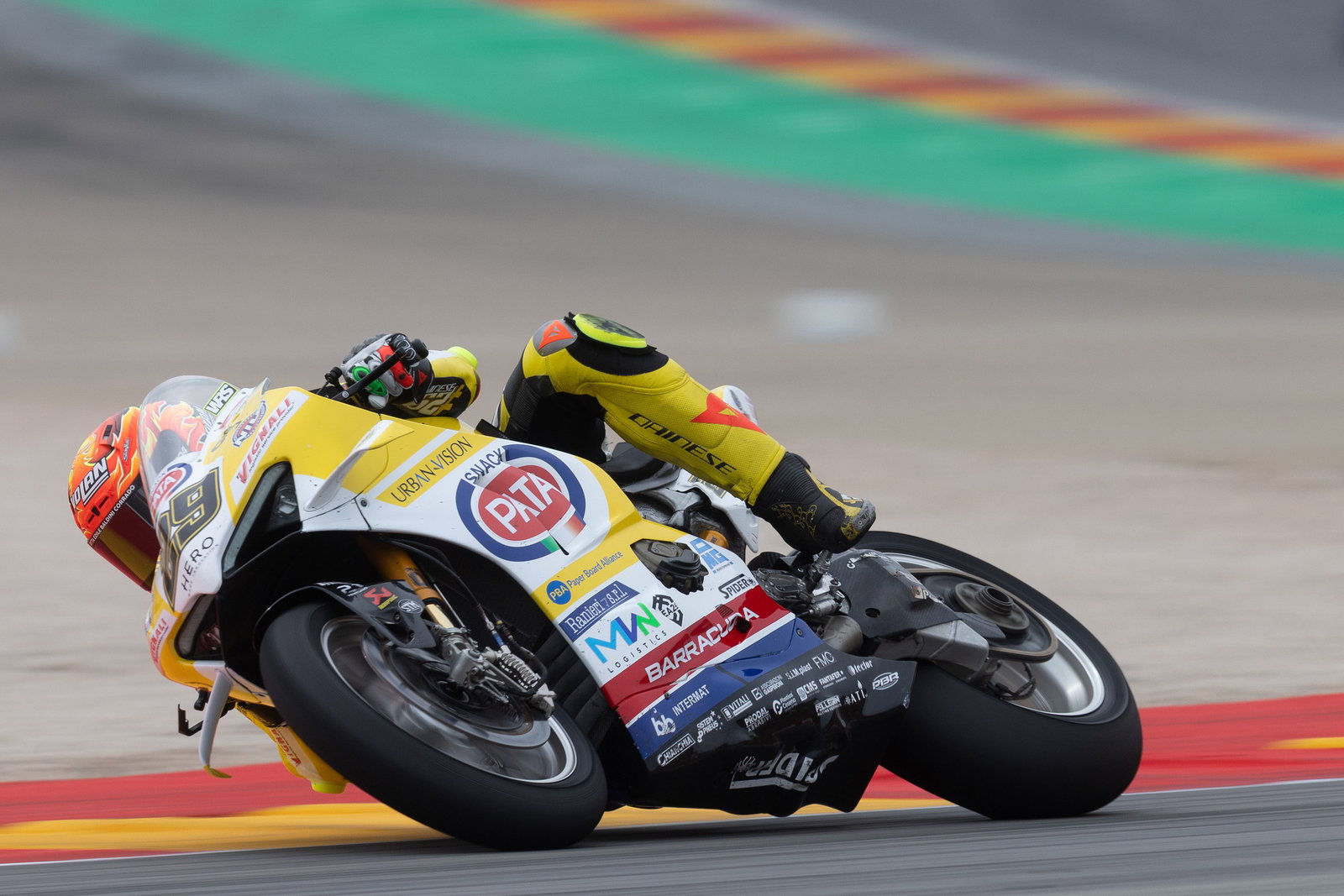 Andrea Iannone, 2025 Aragon WorldSBK. Credit: Gold and Goose.