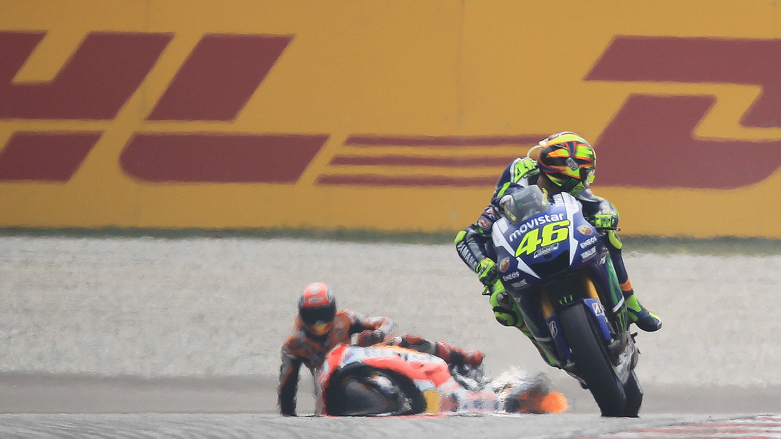 Valentino Rossi, Marc Marquez, Sepang 2015