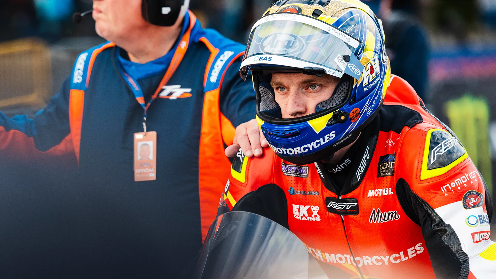 Nathan Harrison, 2025 Isle of Man TT, start. Credit: Isle of Man TT.