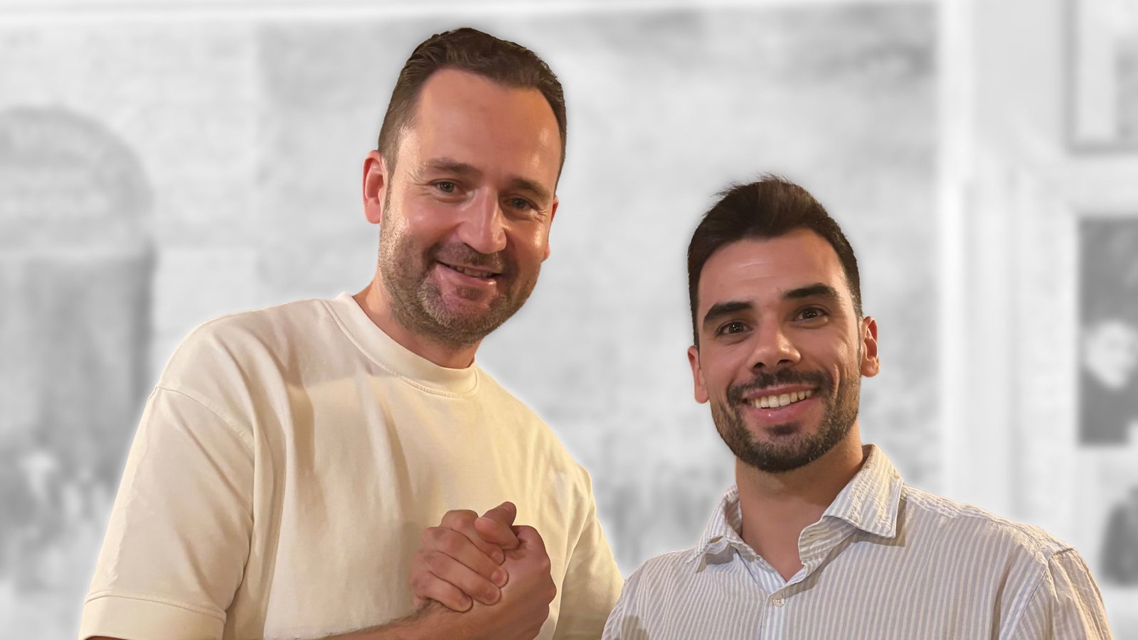 Miguel Oliveira with Sven Blusch. Credit: BMW.