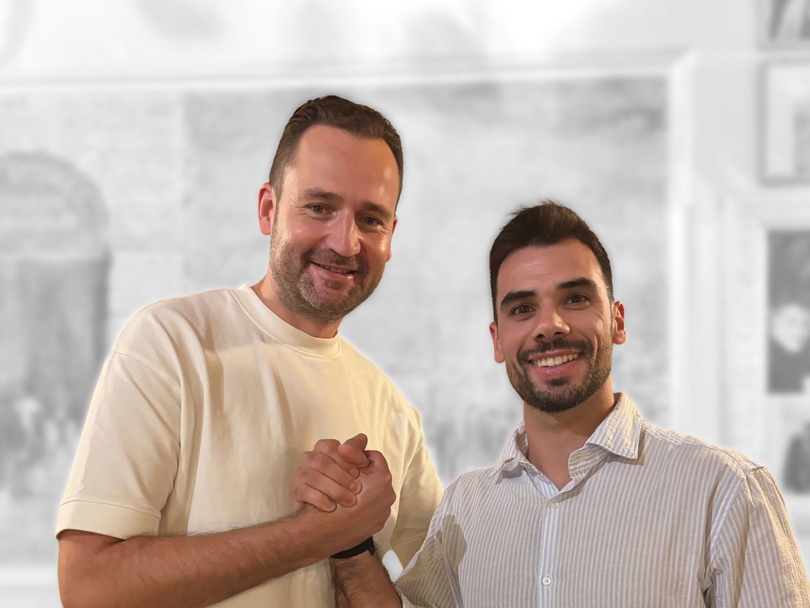 Miguel Oliveira with Sven Blusch. Credit: BMW.