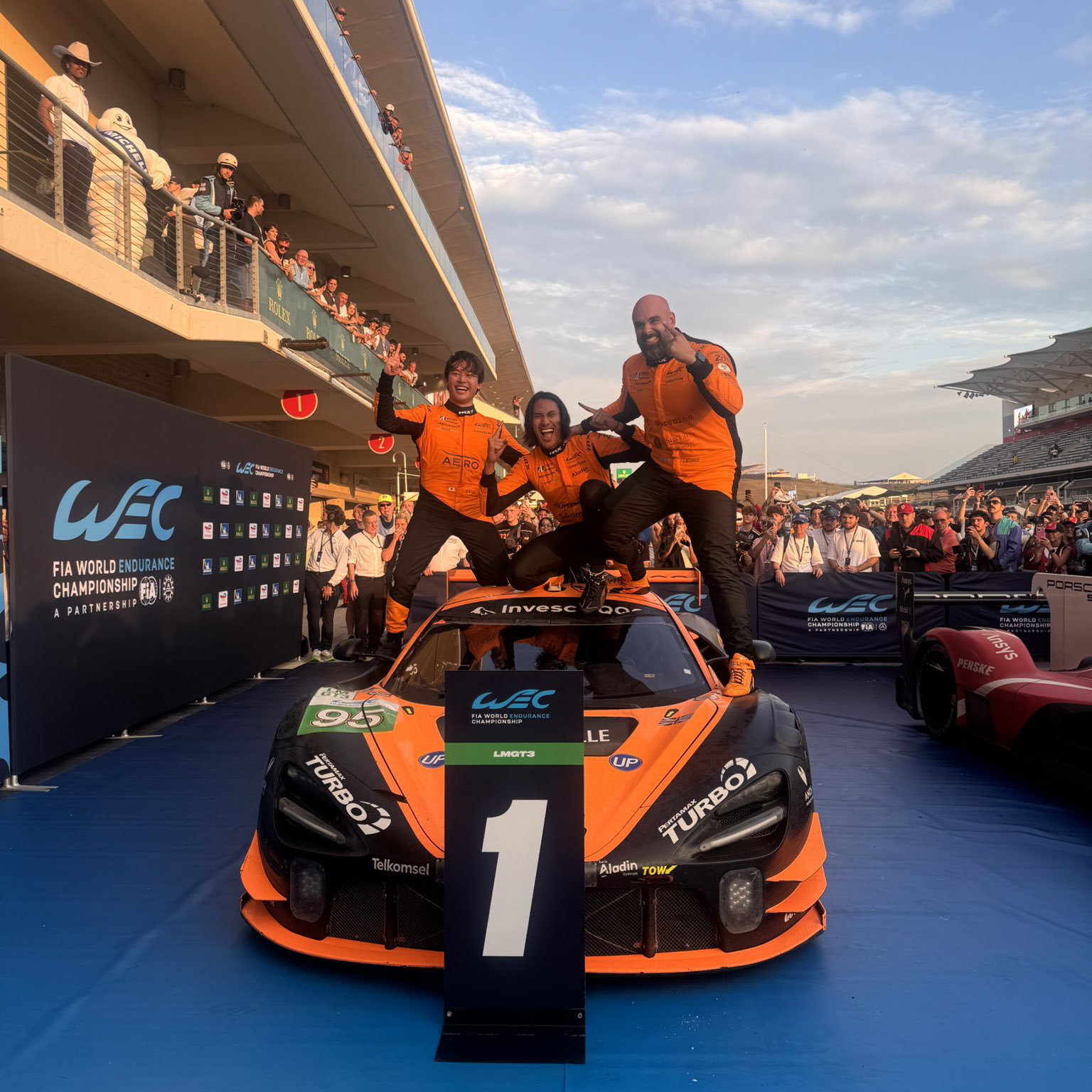 Sean Gelael, United Autosports #95, Winner of Lone Star Le Mans 2025