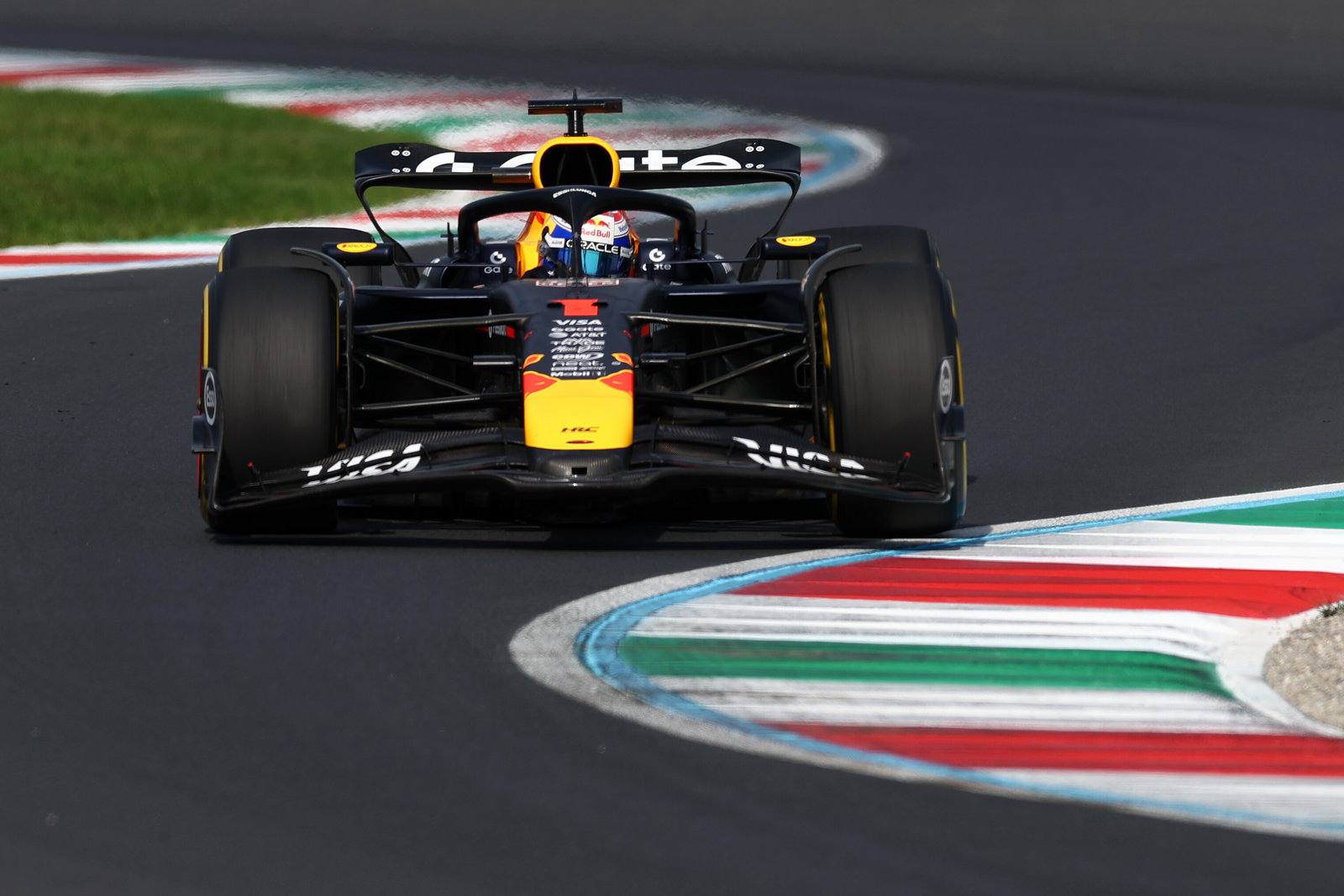 An extreme rear wing was key to Verstappen's victory