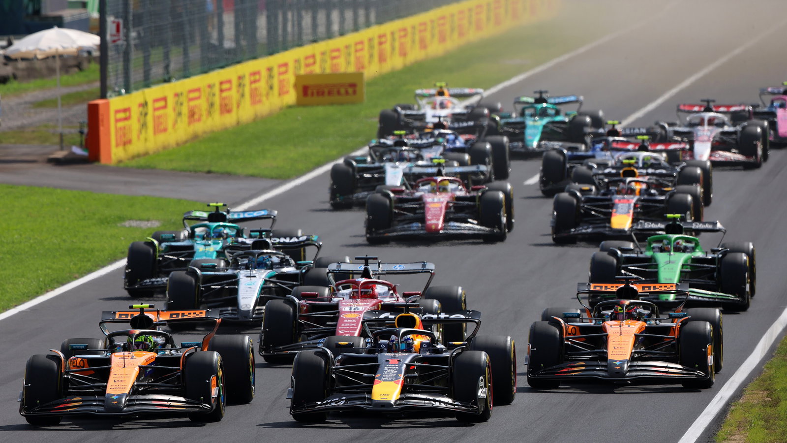 The start of the 2025 Italian Grand Prix 
