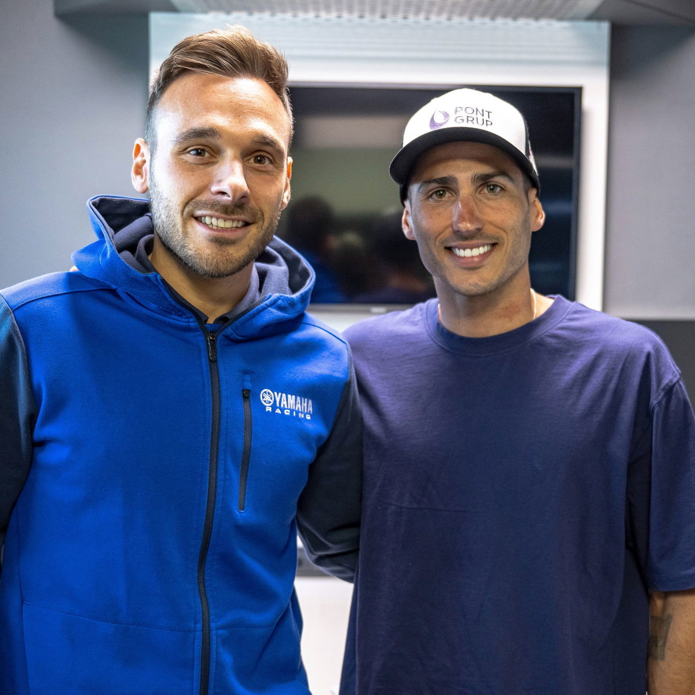 Niccolo Canepa and Xavi Vierge. Credit: Yamaha.