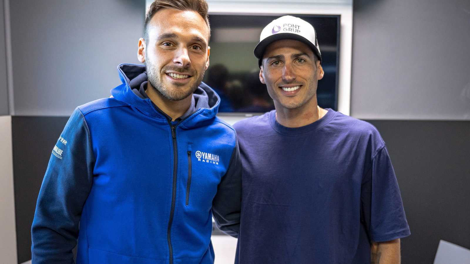 Niccolo Canepa and Xavi Vierge. Credit: Yamaha.