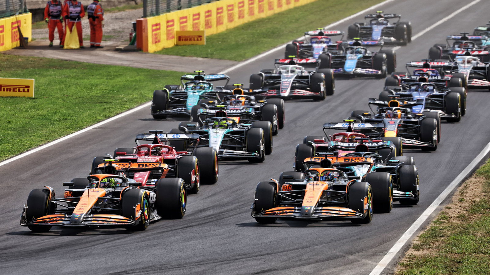 The start of the 2024 Italian GP 