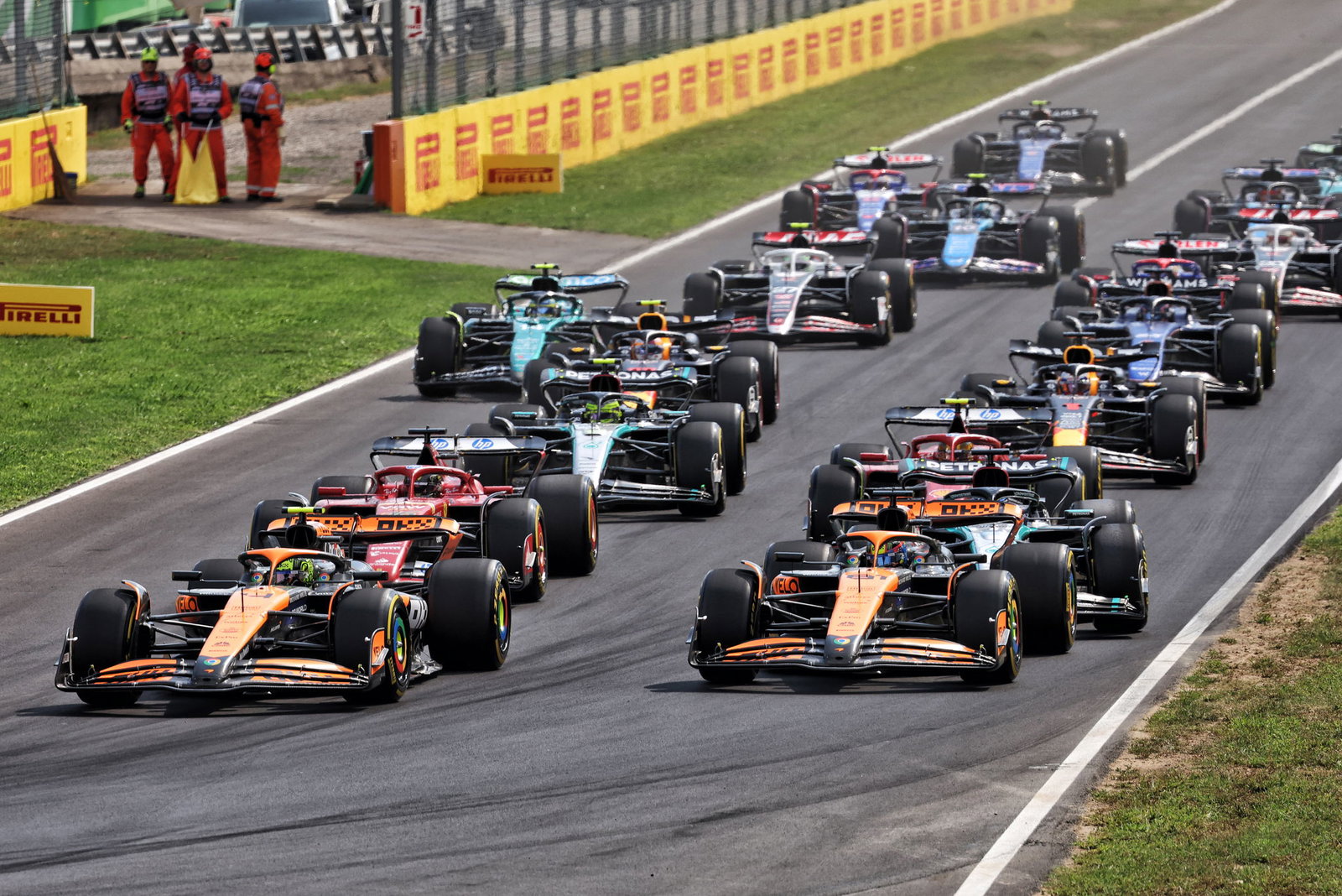 The start of the 2024 Italian GP 