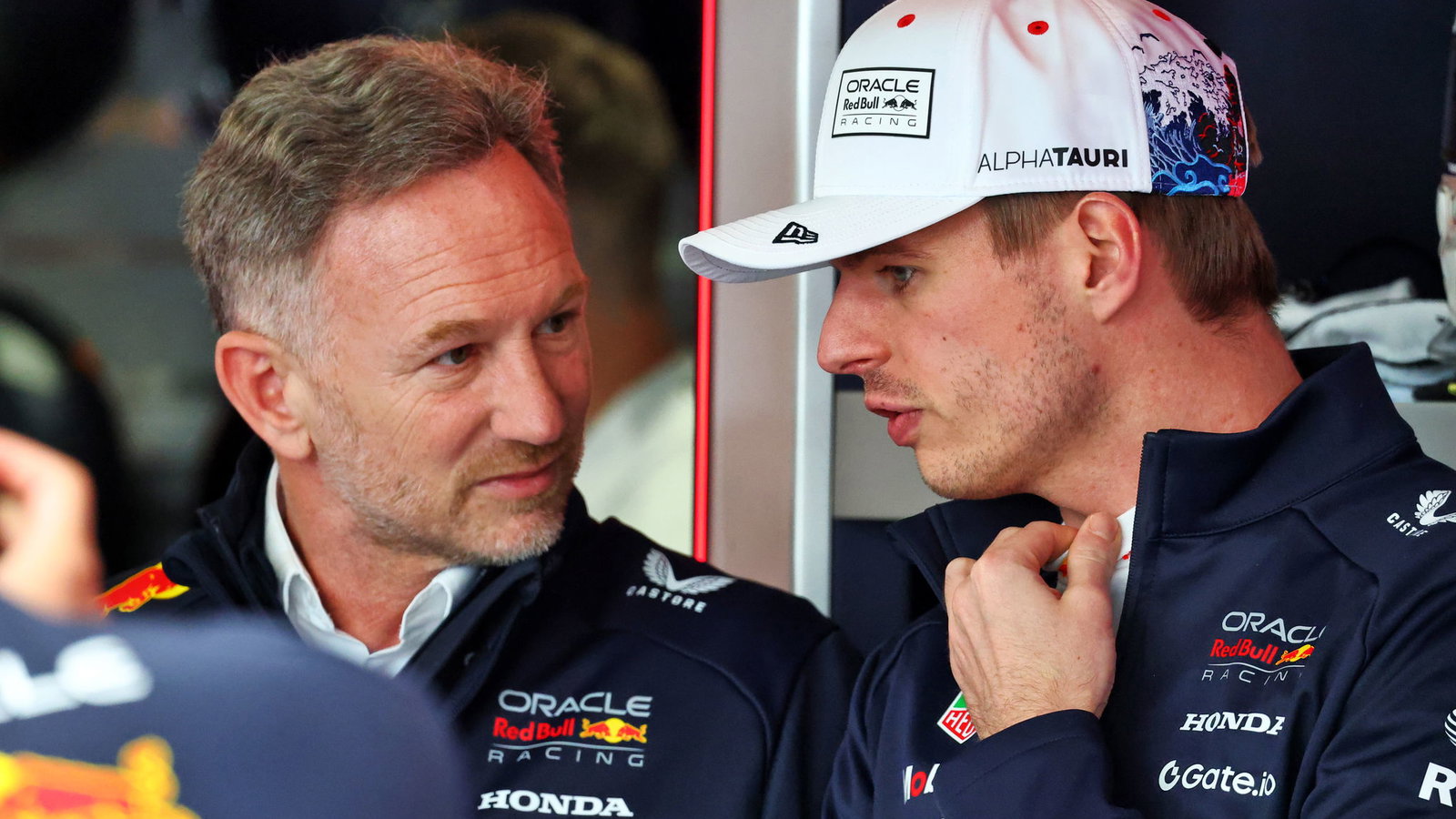 Horner and Verstappen 
