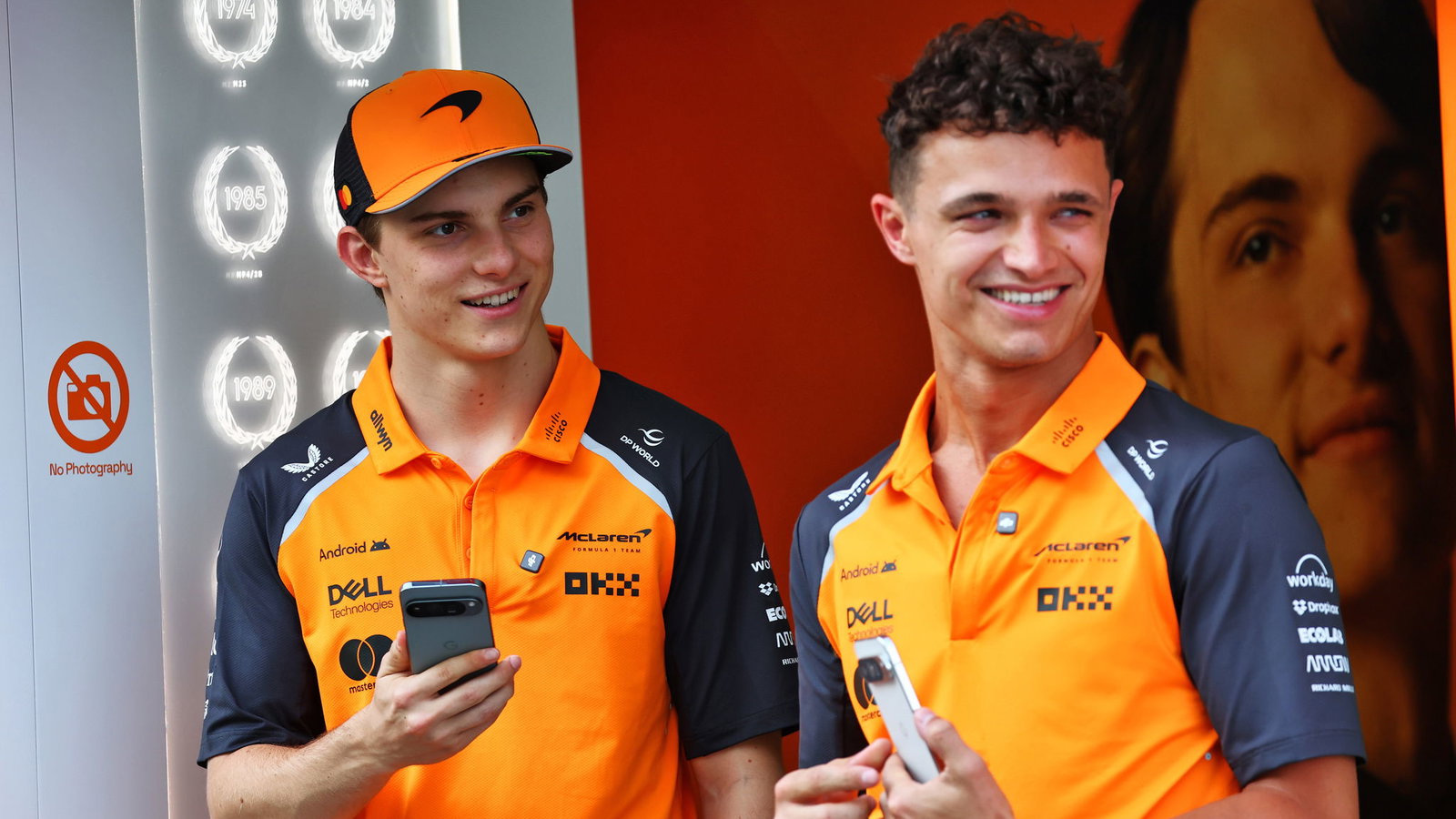 Oscar Piastri and Lando Norris